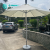 Vente en gros de meubles d'ext&eacute;rieur directs d'usine, cadre en aluminium, Parasol de Patio de forme ronde pour Villa, h&ocirc;tel, plage