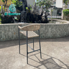 Vintage Stylish Outdoor Furniture Garden High Backrest Bar Chairs for Nunc