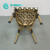مبلمان مینیمالیستی فضای باز آلومینیومی ناهار خوری مبلمان باغ PE Rattan Chair پاسیو صندلی تفریحی برای رستوران هتل خانه