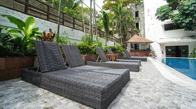 Quare Yiran rhoncus Aluminium Sol Loungers perfecti sunt pro Poolside Relaxatio