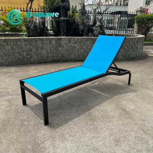 Үйлдвэрийн бөөний гадаа тавилга Хөнгөн цагаан хүрээ нарны сандал Зочид буудал Resort Beach-д зориулсан бүх цаг агаарын даавуугаар хийсэн сандал сандал