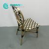 مبلمان مینیمالیستی فضای باز آلومینیومی ناهار خوری مبلمان باغ PE Rattan Chair پاسیو صندلی تفریحی برای رستوران هتل خانه