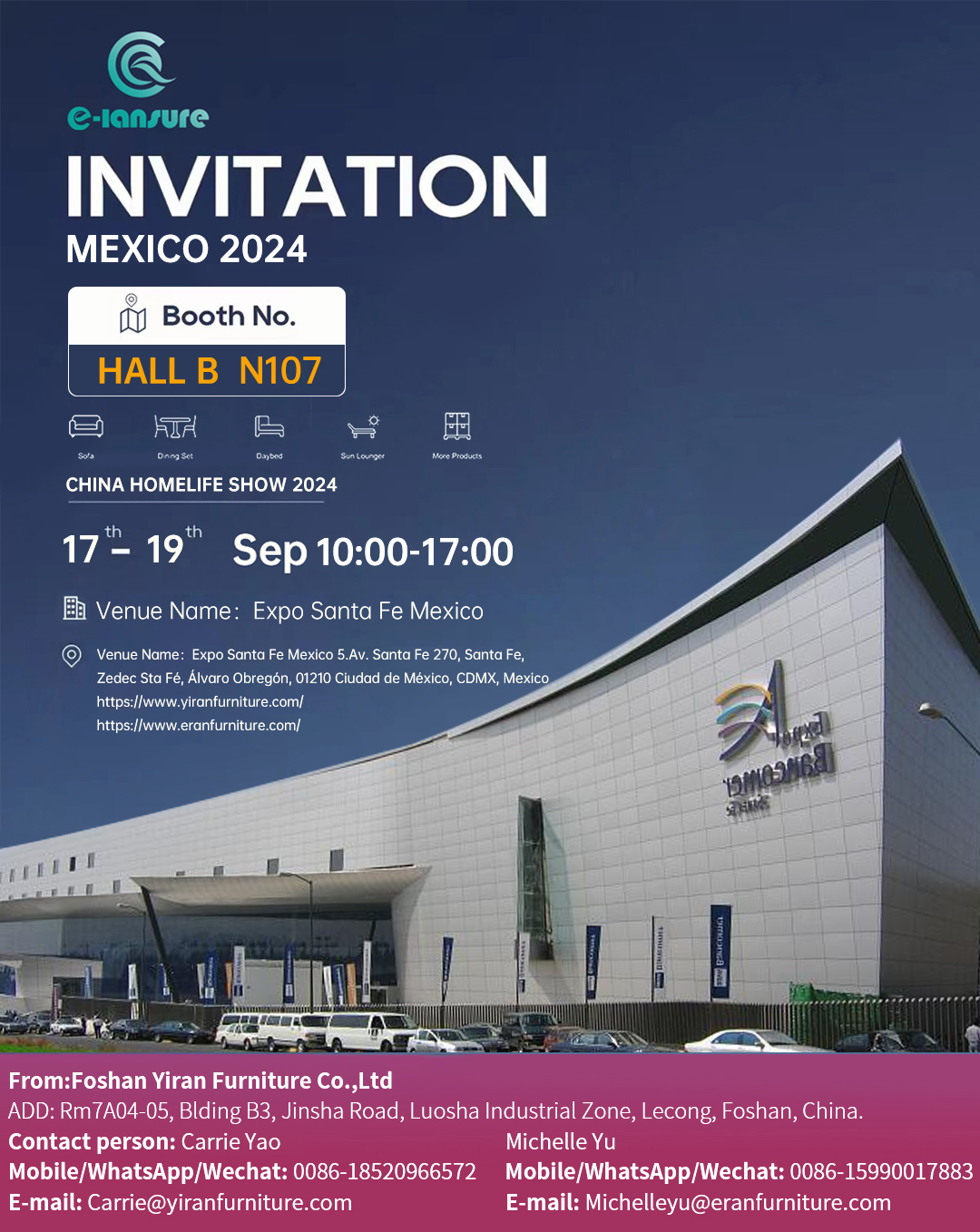 חקור איתנו: Invitation To China Homelife Show 2024 במקסיקו