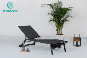 Enkel stil utomhus solstol L&auml;tt aluminiumra