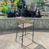 Vintage Stylish Outdoor Furniture Garden High Backrest Bar Chairs for Nunc