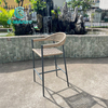Vintage Stylish Outdoor Furniture Garden High Backrest Bar Chairs for Nunc
